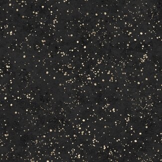 White Owl Textiles Poinsettia Radiance, W110-012-700, Dots, Black/Tan, $0.24/cm or $24/m