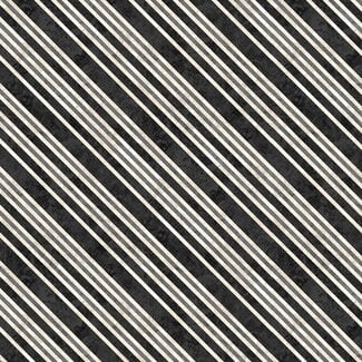 White Owl Textiles Poinsettia Radiance, W110-011-707, Diagonal Stripe, Black/Grey, $0.24/cm or $24/m