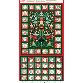 Makower UK The Nutcracker, Advent Calendar, Green /panel