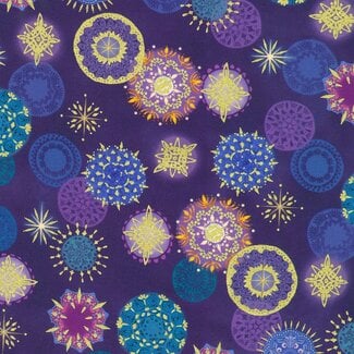 Robert Kaufman Star of Wonder, 23729-413, Noble Purple, $0.24/cm or $24/m