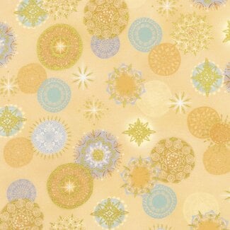 Robert Kaufman Star of Wonder, 23729-84, Cream, $0.24/cm or $24/m