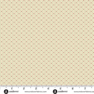 Andover Snow Flurry by Laundry Basket Quilts, String of Lights, A-10311-G, Holly, $0.23/cm or $23/m