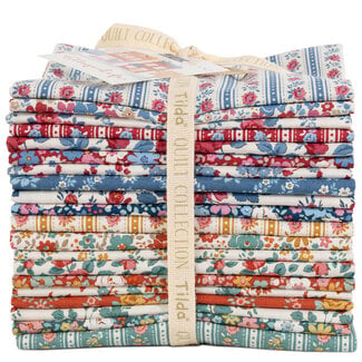 Tilda Village Life, Fat Quarter Bundle, 20 fabrics