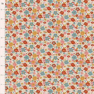 Tilda Village Life, Esther, Warm Cream, $0.25/cm or $25/m