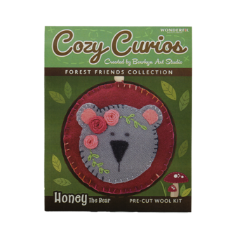 Wonderfil Cozy Curios Honey the Bear PreCut Wool Kit