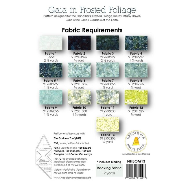 Gaia BOM Pattern Only