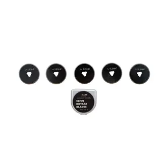 LDH 28mm Midnight Edition Rotary Blades, Pack of 5