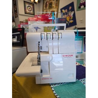 elna Previously Owned Serger: Singer Pro-Finish with Differential Feed