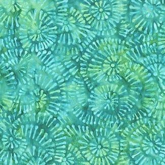 Wilmington Prints 70 cm Sea Stars, Pins and Needles, Green, $24/m