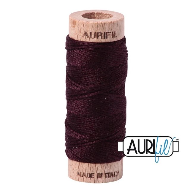 AURIFIL 6 STRAND FLOSS 18YDS 2465 Very Dark Brown