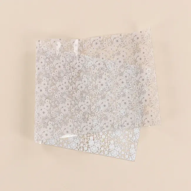 White Petal Embroidery Vinyl