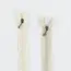 Cream and Pebble Lace Zipper, 2 Pack