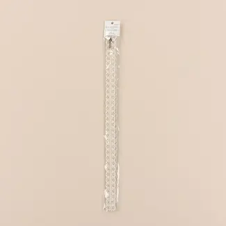 Kimberbell Designs Cream and Pebble Lace Zipper, 2 Pack