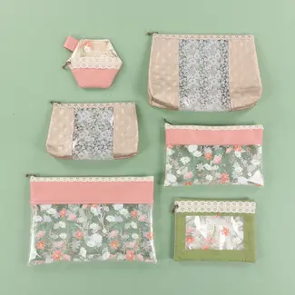 Kimberbell Designs Peek-A-Bloom Zipper Pouches