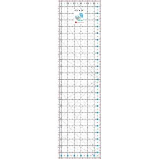 Erie Quilt Art Frosted Ruler 6-1/2in x 24 in