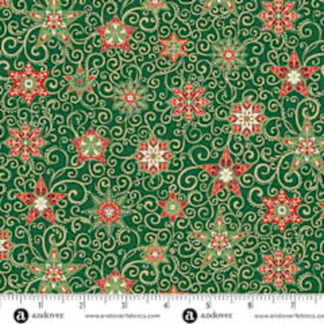 Adorn Christmas Fabric Kit for Large Starburst Tree Skirt (incl Binding)