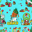 3 Meter Bundle - How the Grinch Stole Christmas, Blu/Pink/Grn