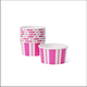 Awning Stripe Pink & White Treat Cups
