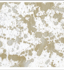 SPLATTERWARE-GOLD NAPKIN LUNCHEON