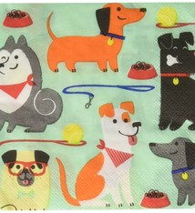 dog party beverage napkin