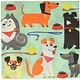 dog party beverage napkin