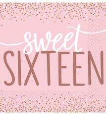 Sixteen Blush Luncheon Napkins