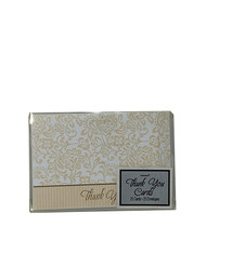 Gold Thank You Wedding Traditions Cards - 25 ct