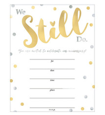 We Still Do Anniversary Invitations