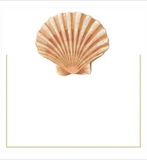 Seashell Die-Cut Place Cards - 8 Pcs