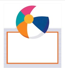 Bounce Ball Die-Cut Place Cards