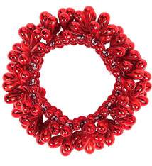 Drop Bead Bracelet - Red