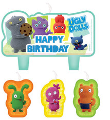 Ugly Dolls Birthday Candle Set - 4 Pcs