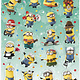 Despicable Me Stickers - 4 Sheets / 72 Stickers
