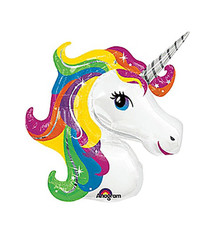 Rainbow Unicorn Mylar Balloon - 33"