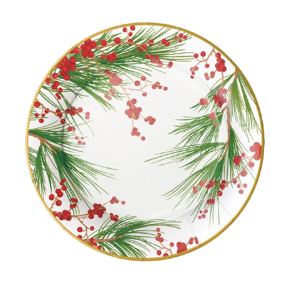Berries and Pine Dinner Plate