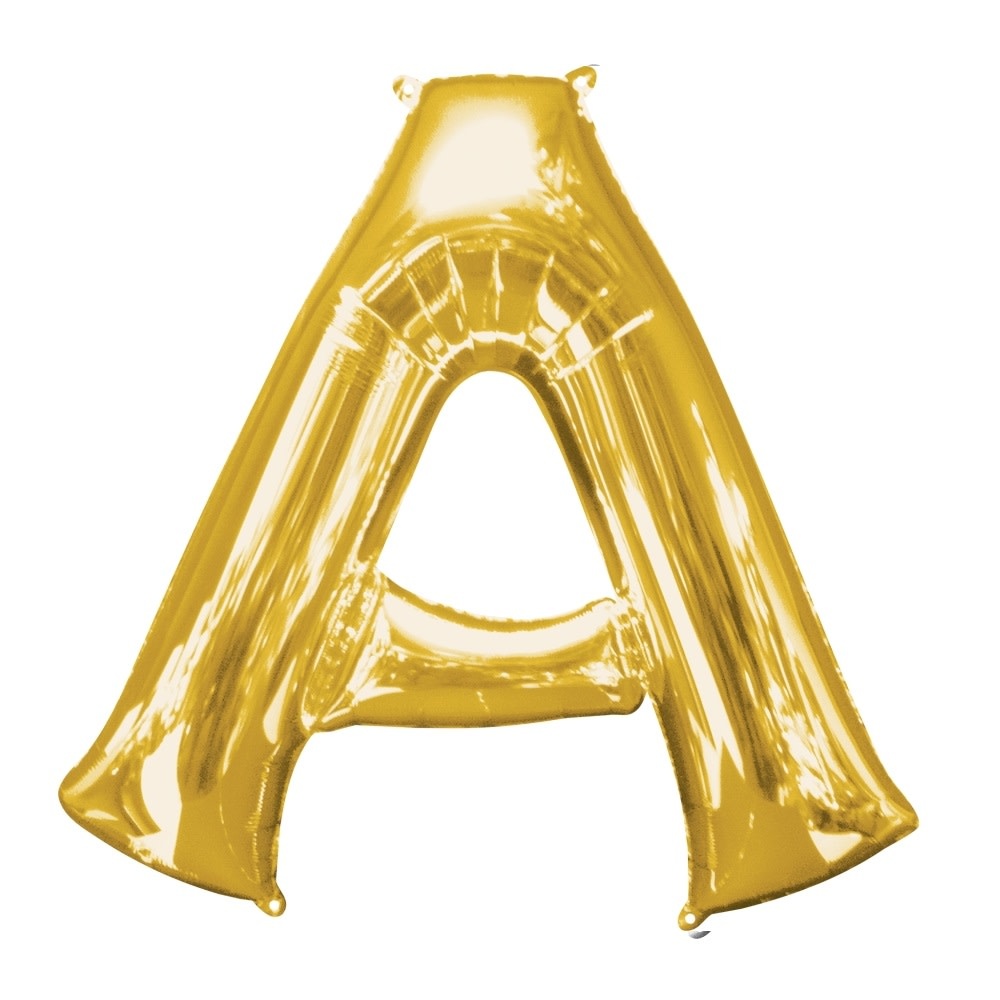Letter "A" Mylar Balloon -32" Gold