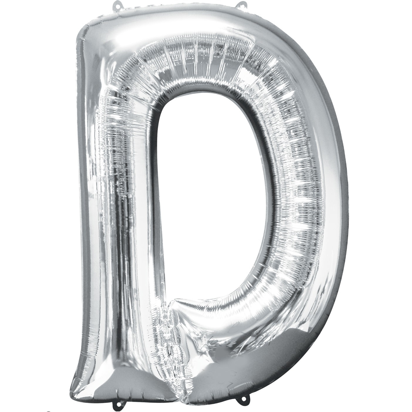 Letter "D" Mylar Balloon -32" Silver
