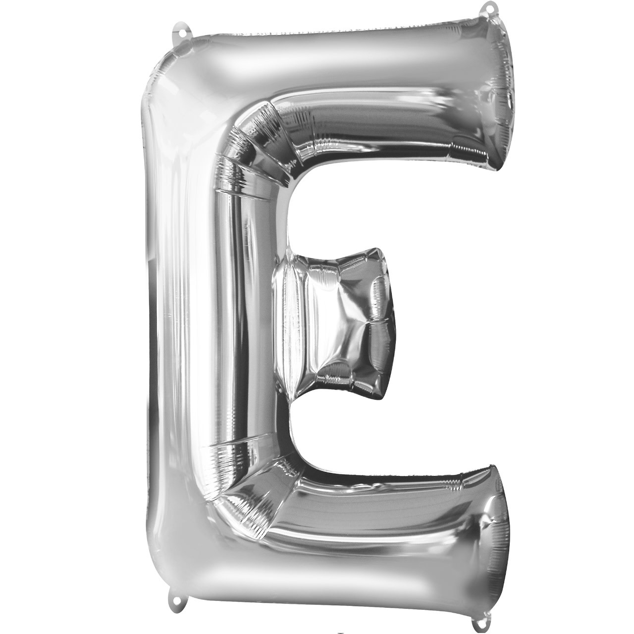 Letter "E" Mylar Balloon -32" Silver