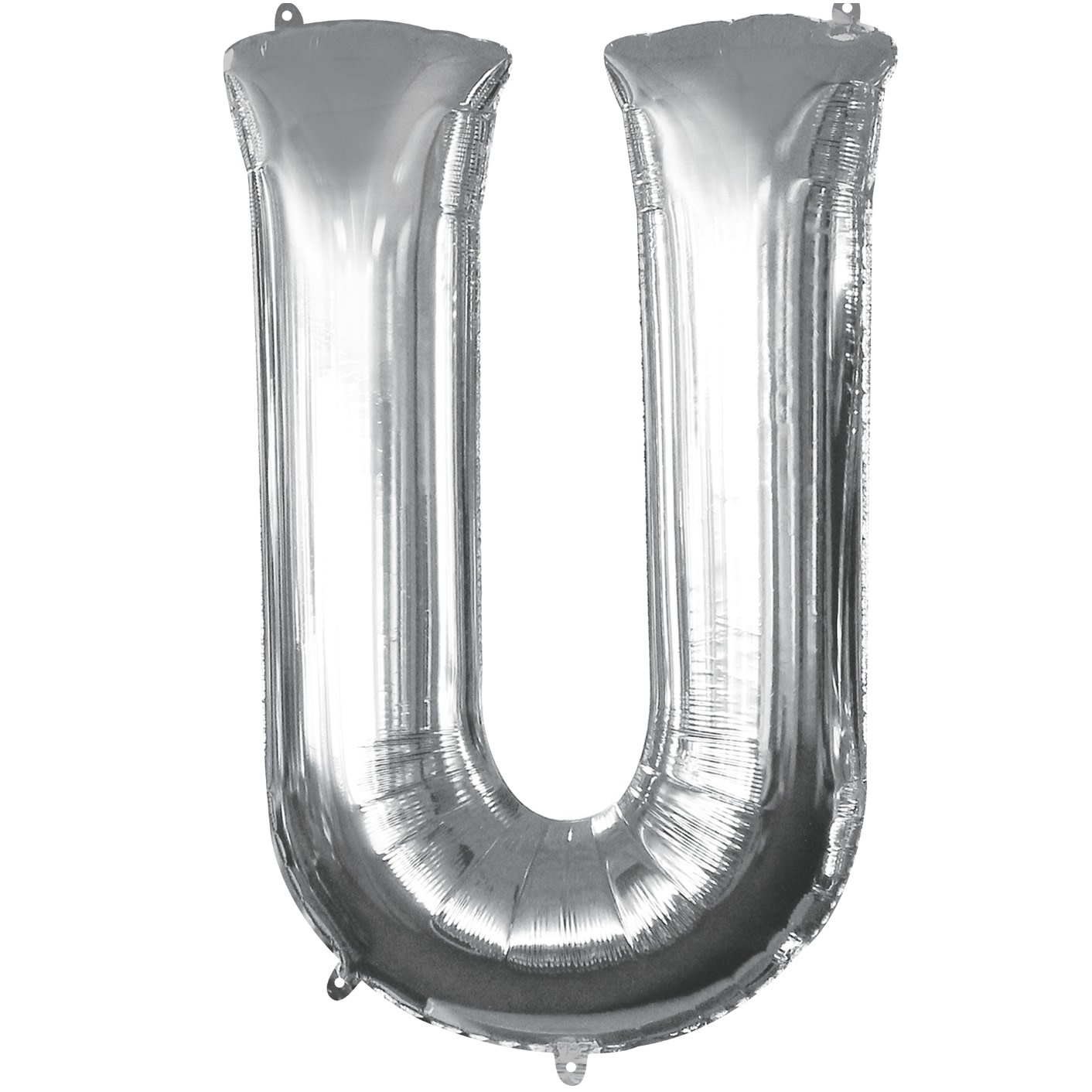 Letter "U" Mylar Balloon -32" Silver