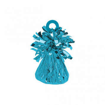 Caribbean Blue  Small Foil Balloon Weight