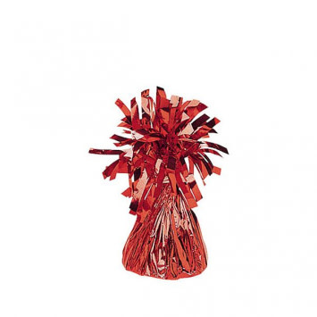 Red Small Foil Balloon Weight