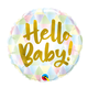 18" Mylar "Hello Baby" Pastel Triangle Pattern - #249