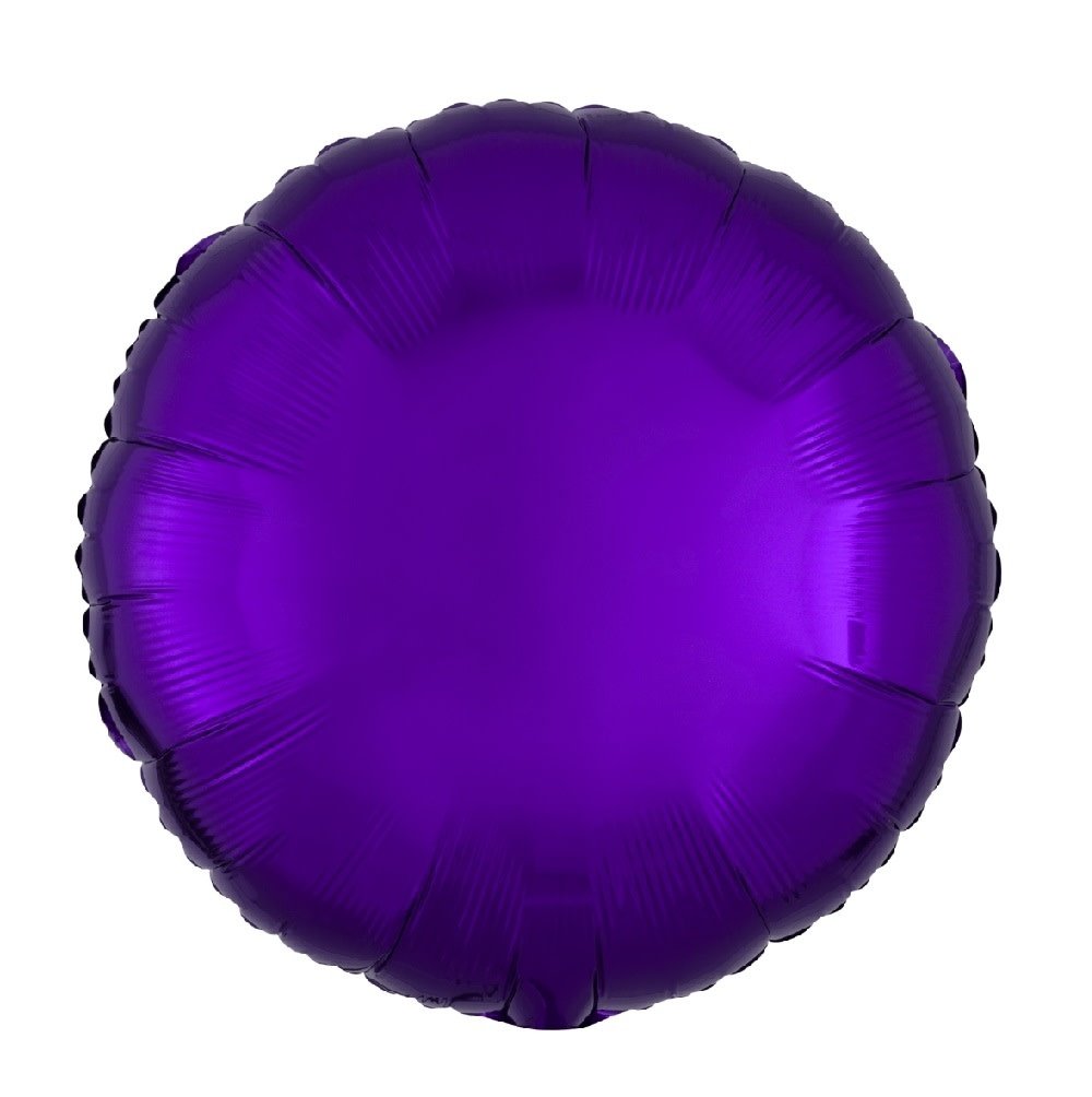 18" Mylar "Purple Circle" - #318