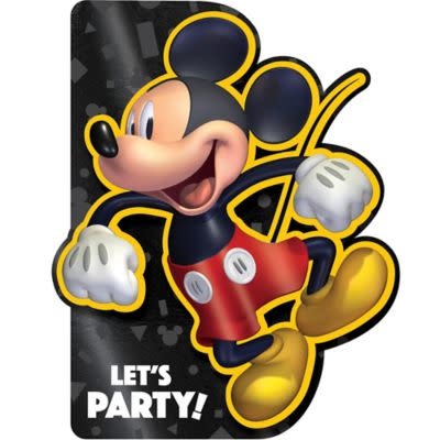 Mickey Mouse Jumbo Invitation