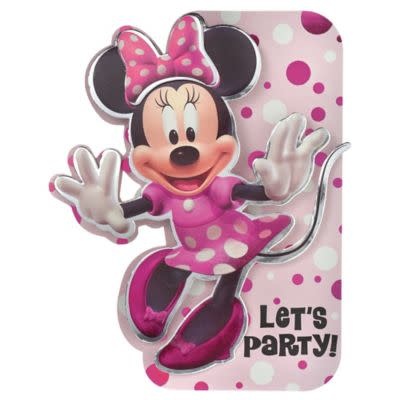 Minnie Mouse Jumbo Invitation