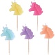 Unicorn Icon Molded Pick Candles