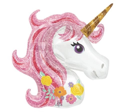 33" Magical Unicorn Mylar Balloon