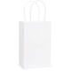 White Solid Kraft Bag - Small