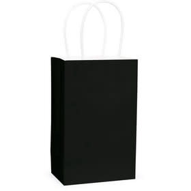 Black Solid Kraft Bag - Small