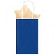 Royal Blue Solid Kraft Bag - Small
